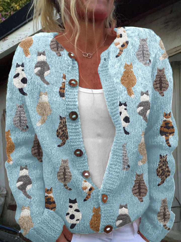 Amelia | Artistic Cardigan – Galerie des Chats