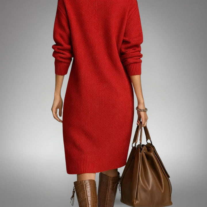 Serena™ | Midi dress with refined elegance