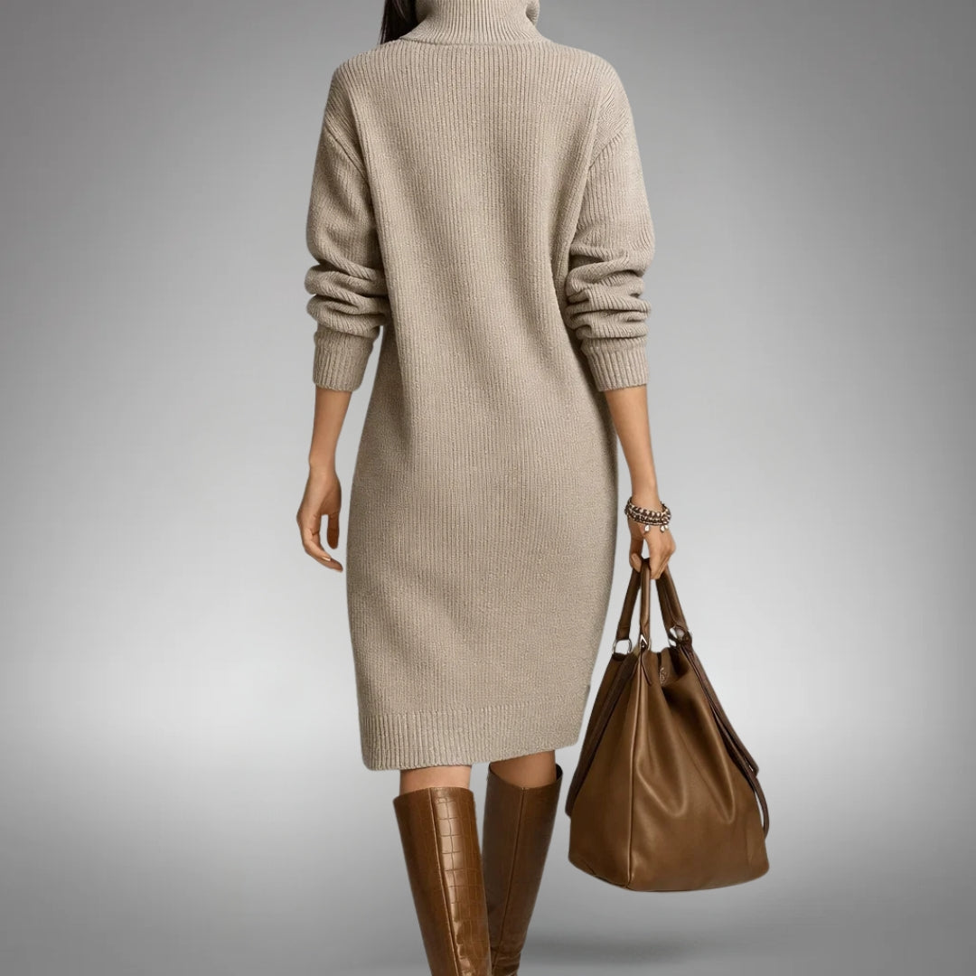 Serena™ | Midi dress with refined elegance