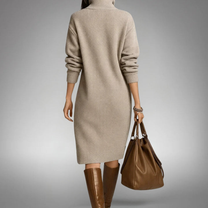 Serena™ | Midi dress with refined elegance