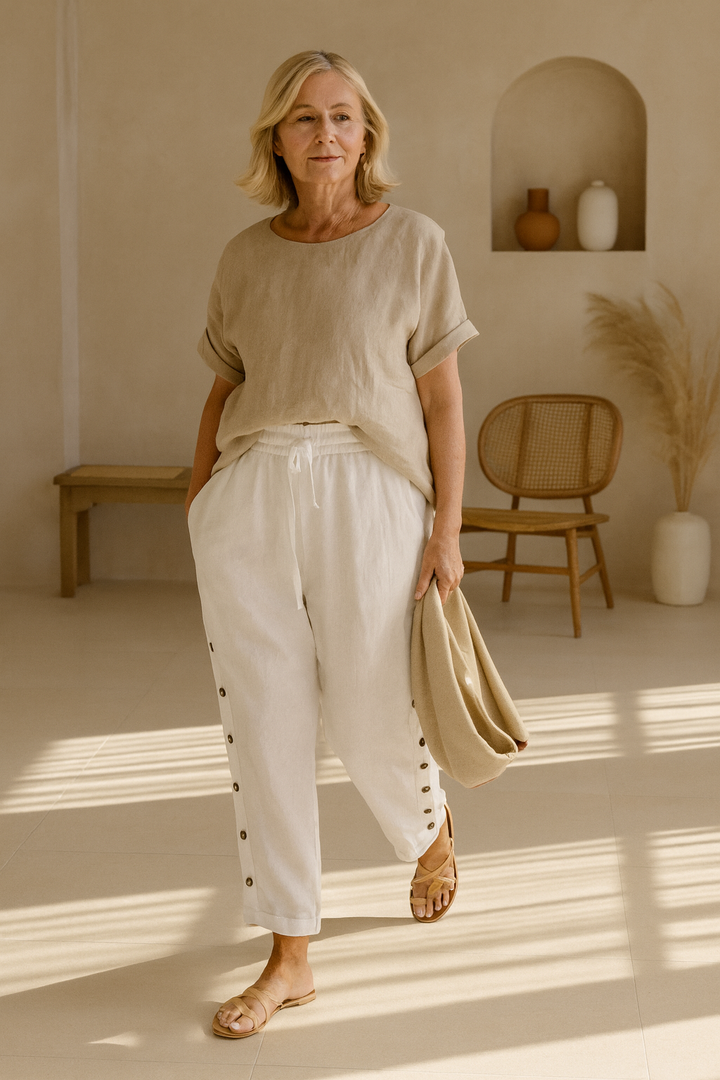 Amari - Classic Button Pants