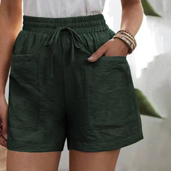 Ammora - Effortless Linen Blend Shorts