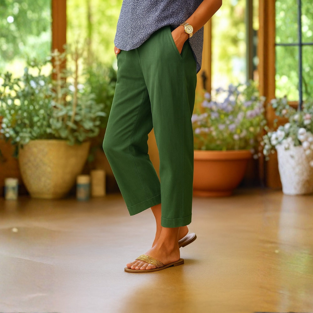 Tara - Lightweight Ankle Trousers