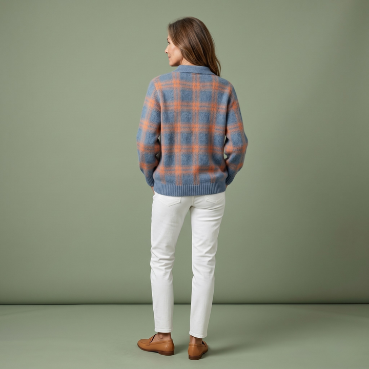 Danique™ | Cloud-Soft Plaid Button-Up