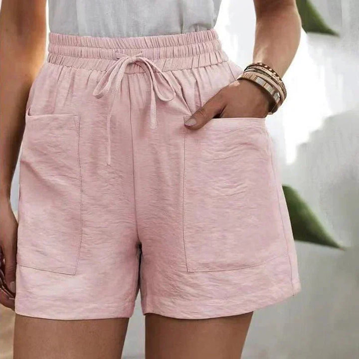 Ammora - Effortless Linen Blend Shorts