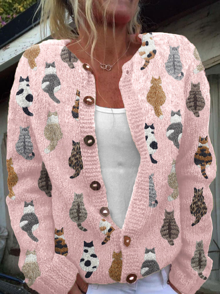 Amelia | Artistic Cardigan – Galerie des Chats