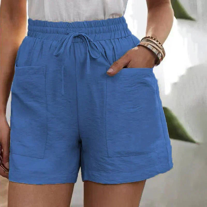 Ammora - Effortless Linen Blend Shorts
