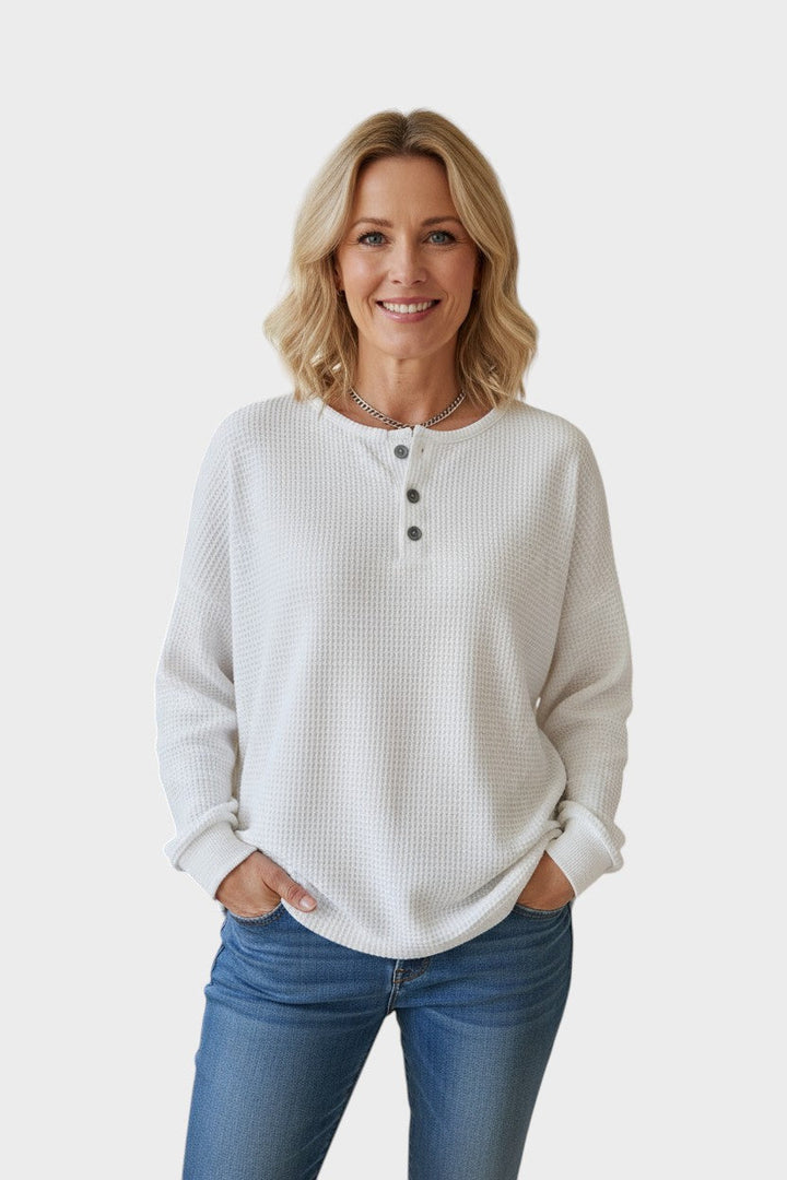 Aurelie™ | Loose-Fitting Blouse with Buttons