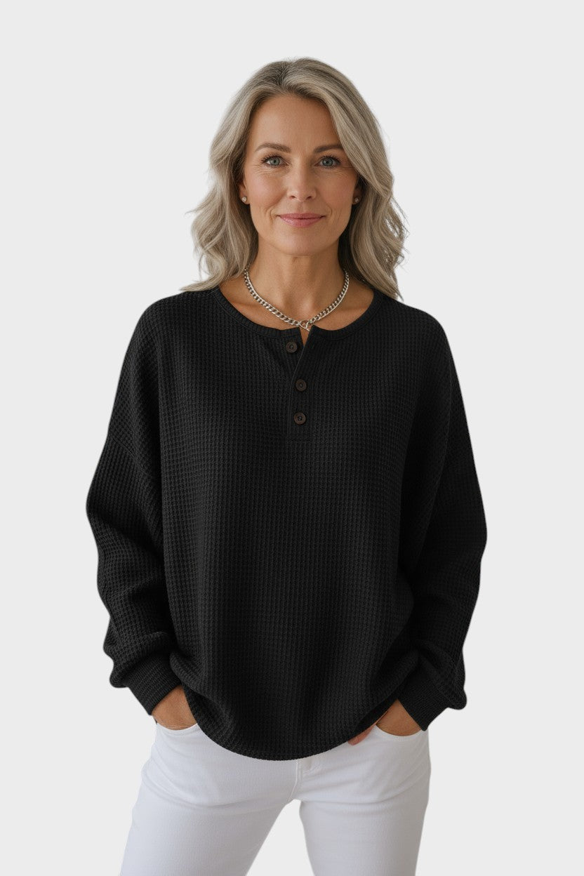 Aurelie™ | Loose-Fitting Blouse with Buttons