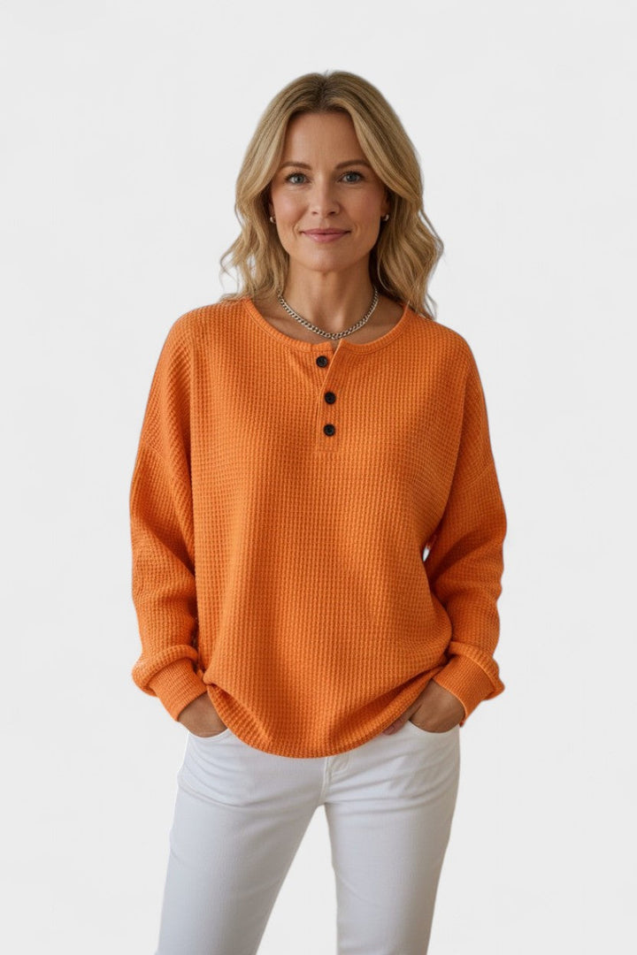 Aurelie™ | Loose-Fitting Blouse with Buttons