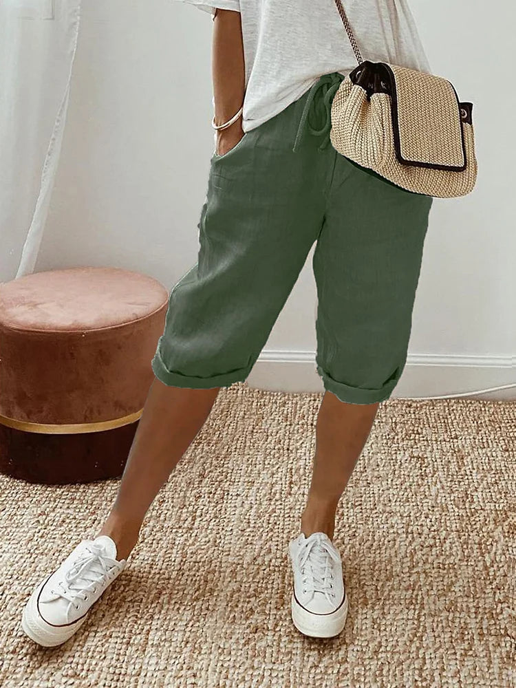 Jasmin - Cotton-Linen Women's Pants