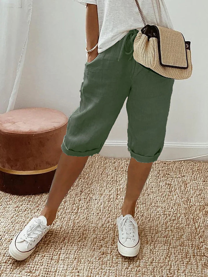 Jasmin - Cotton-Linen Women's Pants