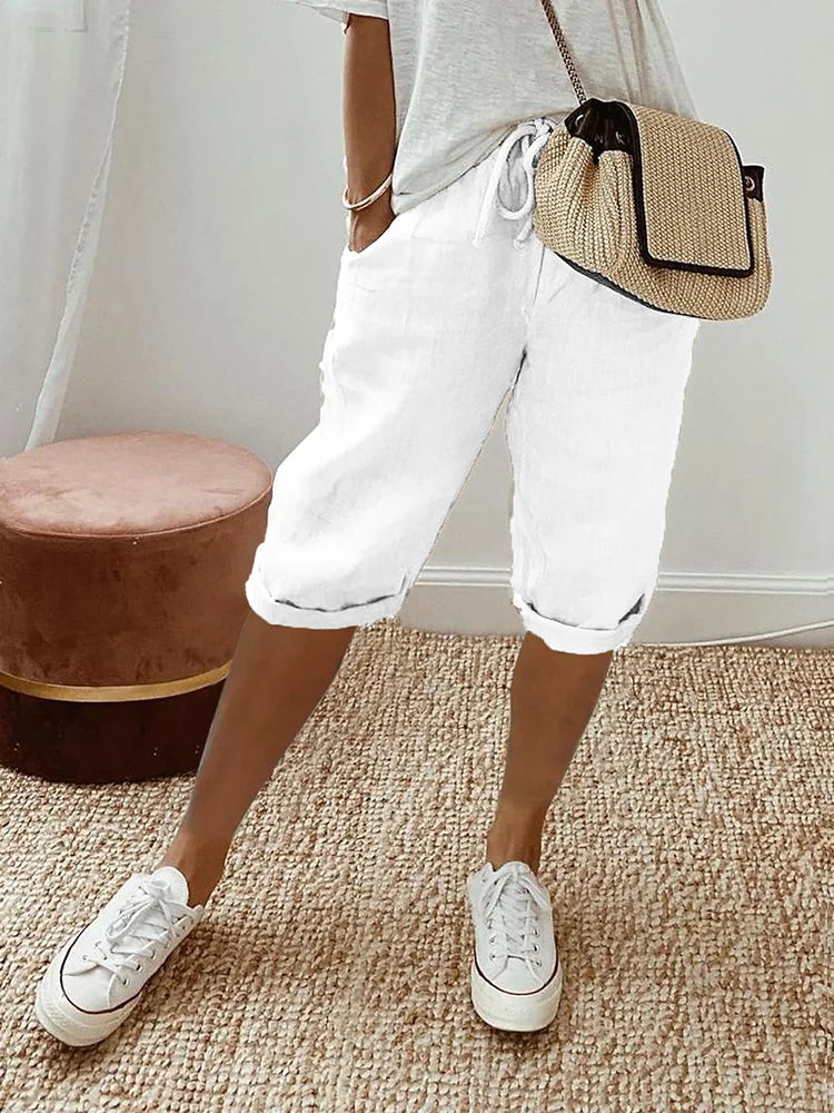 Jasmin - Cotton-Linen Women's Pants