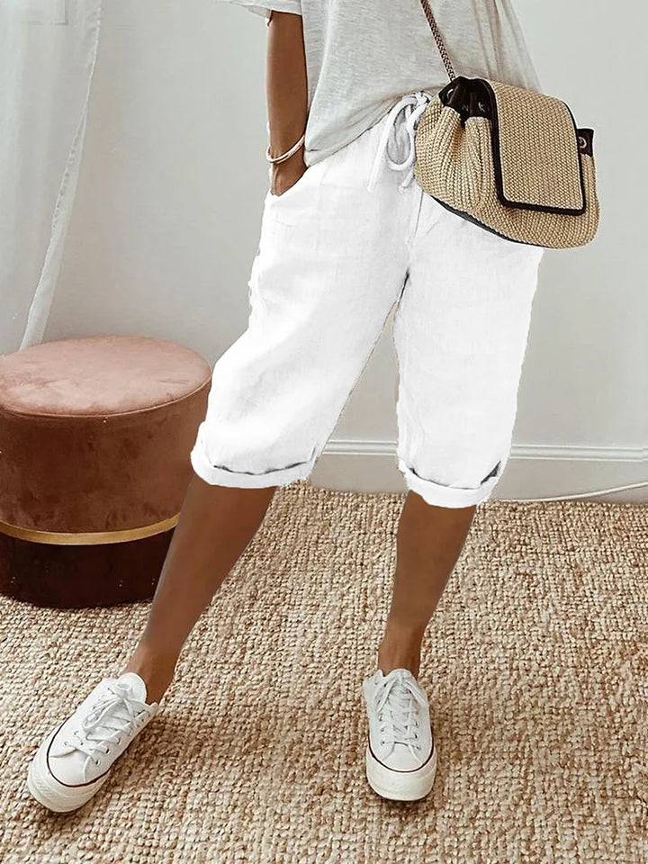 Jasmin - Cotton-Linen Women's Pants