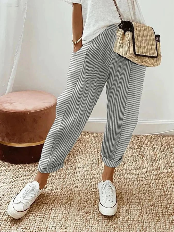 Lara – Striped Pants