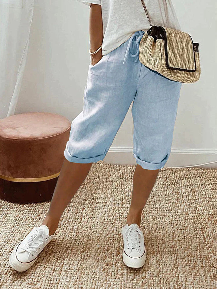 Jasmin - Cotton-Linen Women's Pants